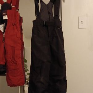 Boys Red Ledge XS Ski/Snowboard Overalls  in Black